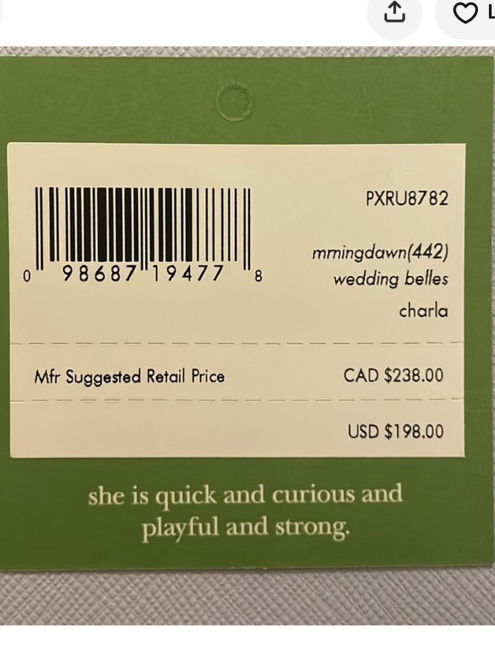 Kate Spade Wedding Bells Charla Clutch - Picture 8 of 8